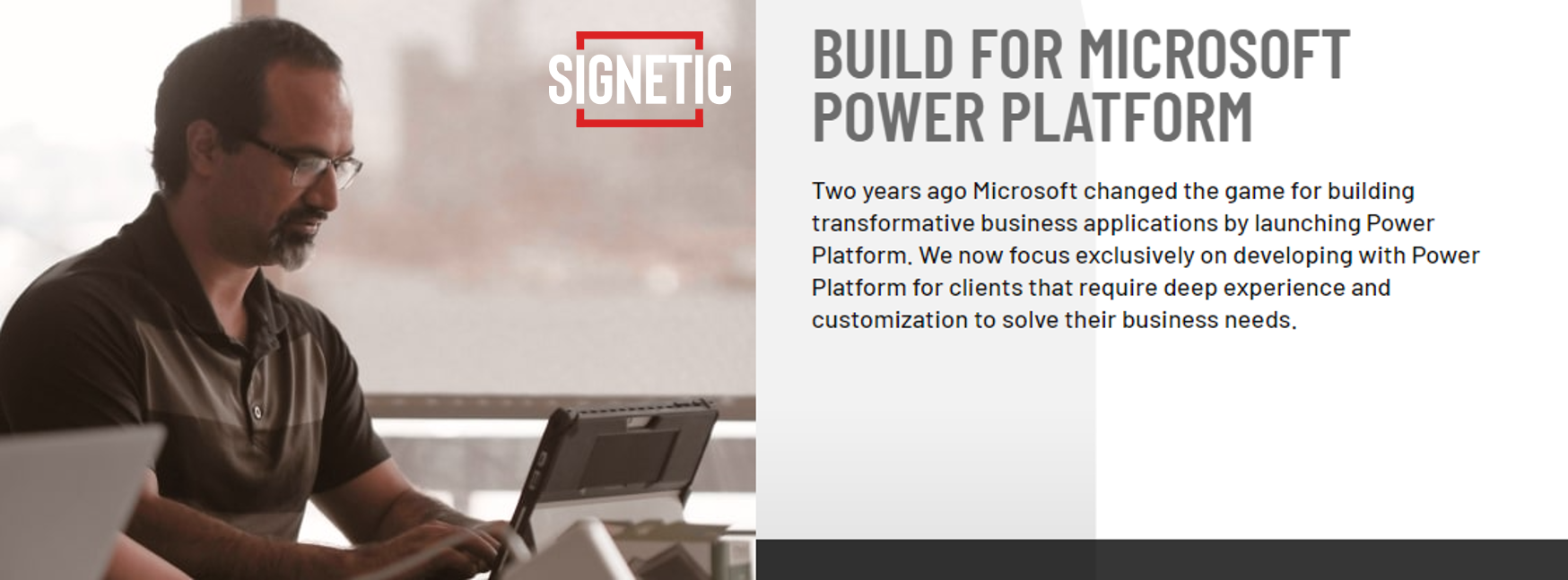Banner image for Signetic - Microsoft Gold Partner.