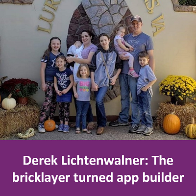 Derek Lichtenwalner: The bricklayer turned app builder