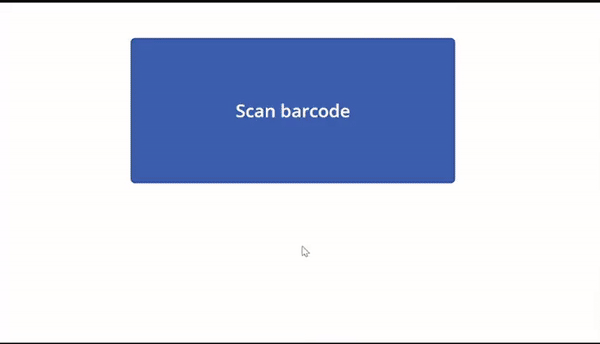Switch camera to scan a bare code